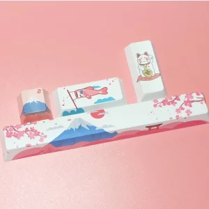 4 Cái pbt keycap one piece doraemon naruto