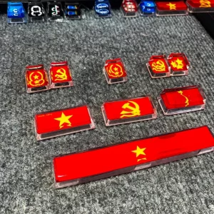 Nút bàn phím cơ Keycap lẻ cờ keycap xuyên led – Keycap hali