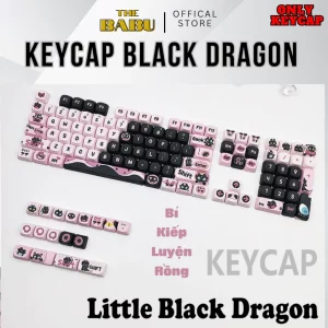 Keycap Little Black Dragon | Doraemon | Tom and Jerry | Chân mèo| Keycap Hoạt Hình