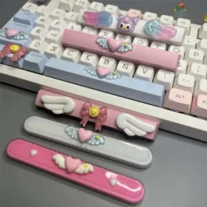 Spacebar đôi cánh | phím cách gắn trang trí bàn phím cơ dễ thương | phụ kiện | quà tặng